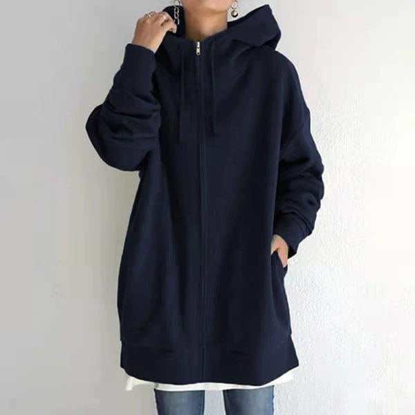 Salma - warm damesvest met capuchon
