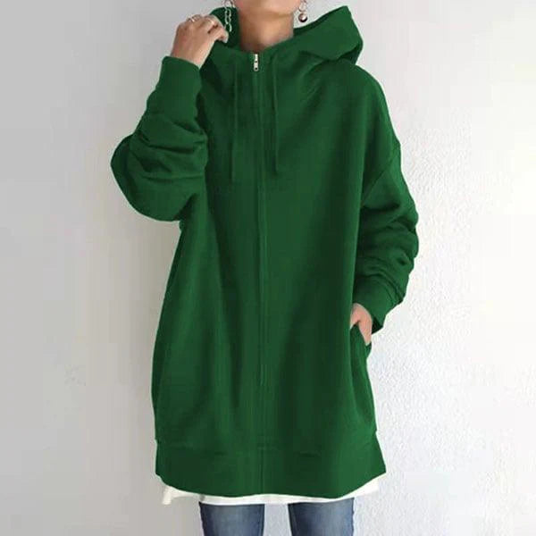Salma - warm damesvest met capuchon