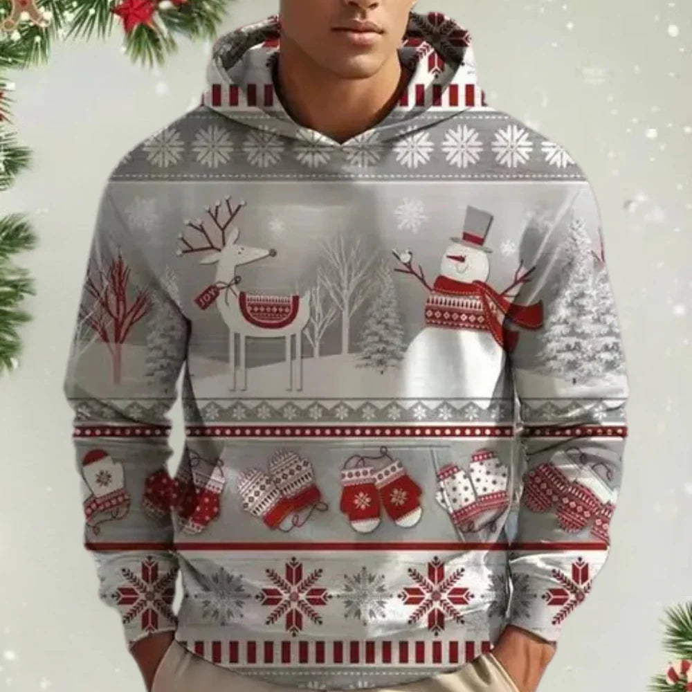 Darion - casual hoodie voor kerstmannen