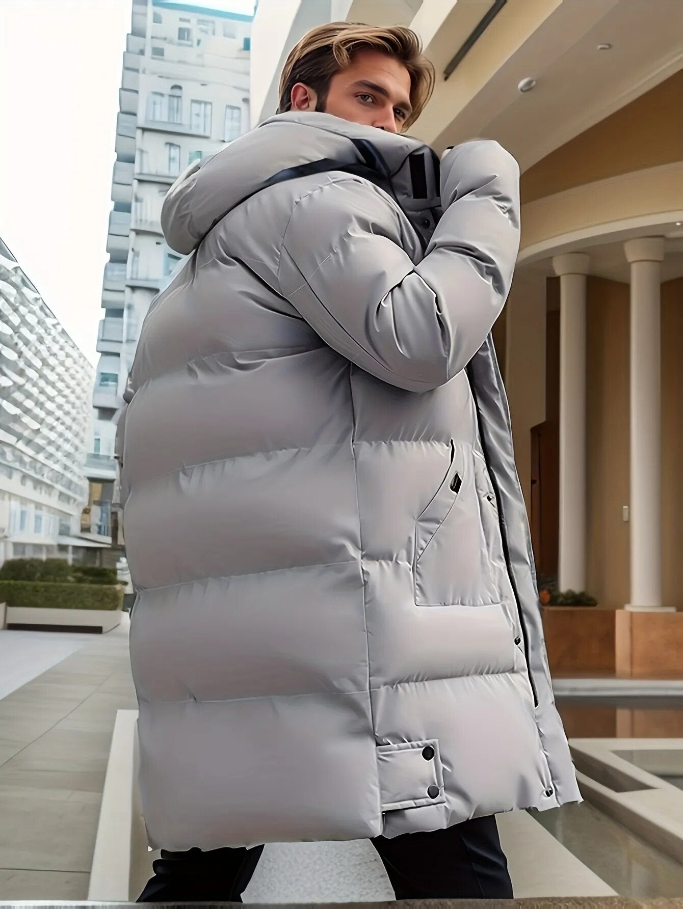 Alaric - lange heren winterjas