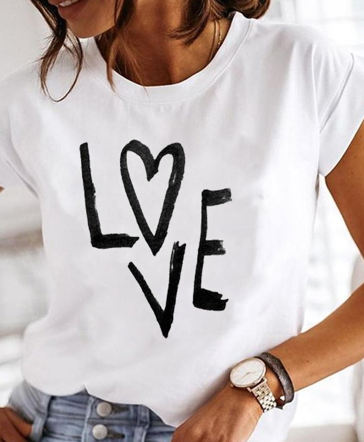 Daisy - super stijlvol t-shirt met extravagante zomerse designs