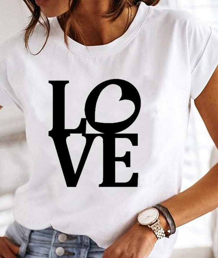 Daisy - super stijlvol t-shirt met extravagante zomerse designs